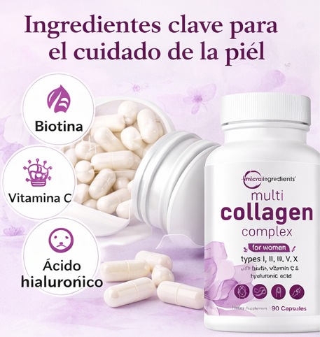 Multi Collagen Complex para Mujeres - 90 Capsulas