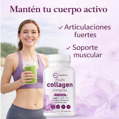 Multi Collagen Complex para Mujeres - 90 Capsulas
